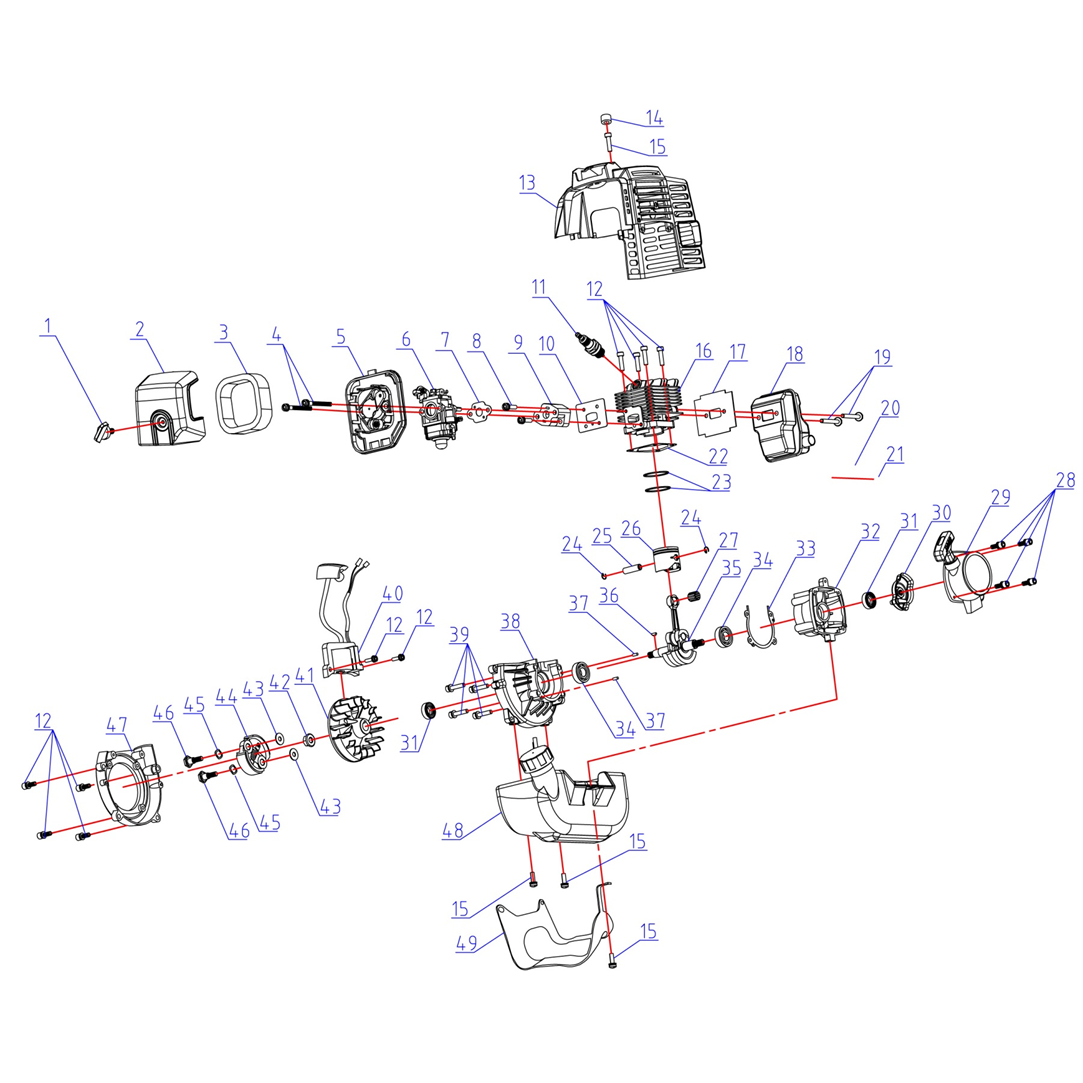 Триммер бензиновый ТБ-250